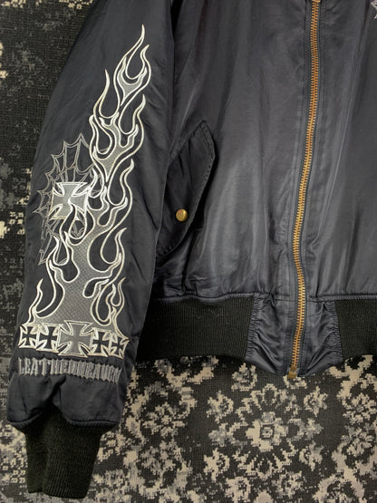 GGW Gun Gong Wear Black Choppers Bomber Jacket