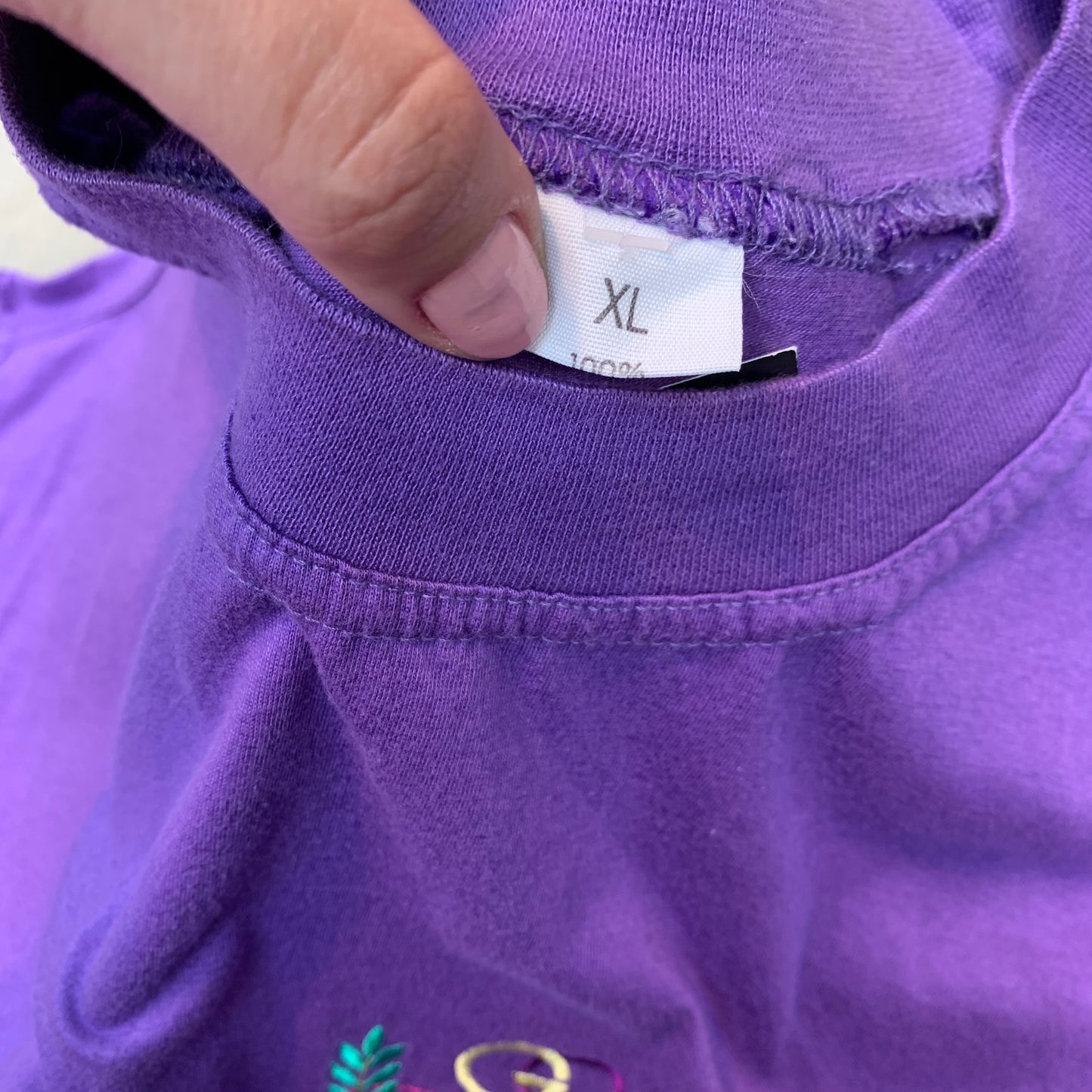 Vintage Gucci Embroidered T-Shirt