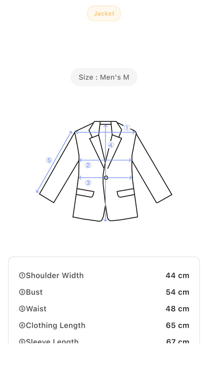 Men's Vintage Washed Blue Denim Jacket