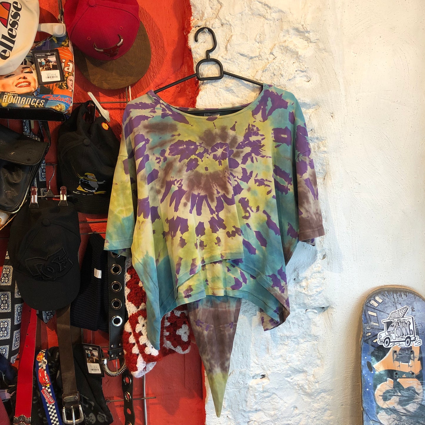 Y2K Tie-Dye Shirt With Hood