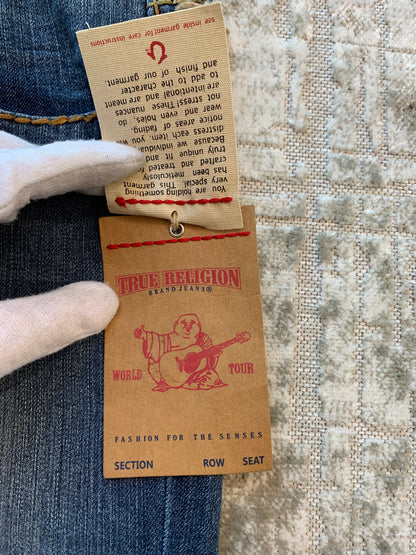 True Religion Rhinestone Super T Jeans