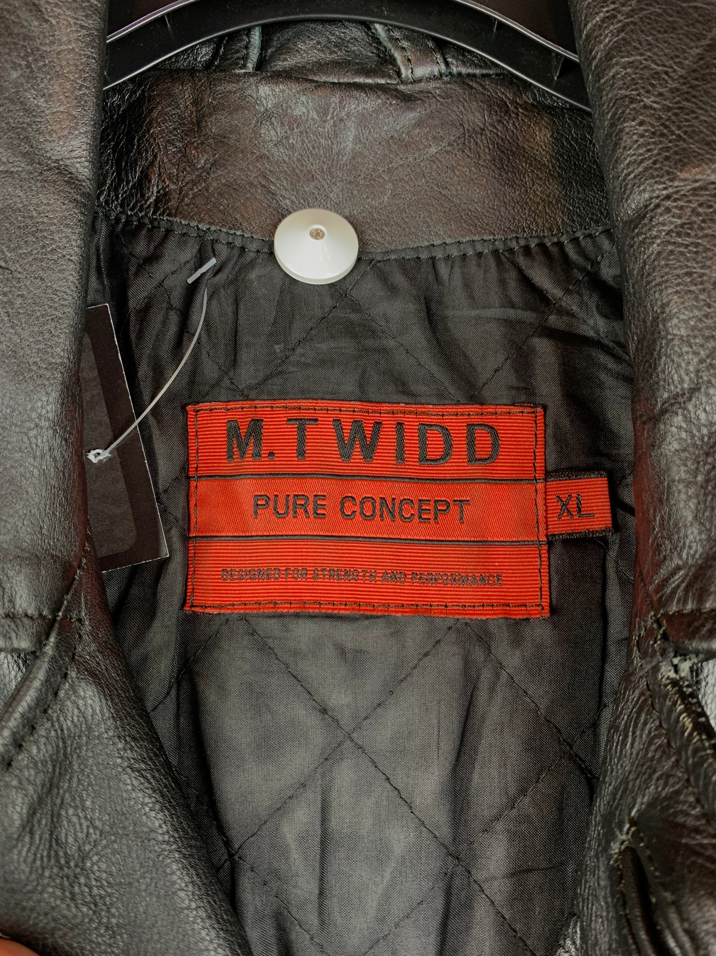 Vintage M. T WIDD Pure Concept Leather Jacket