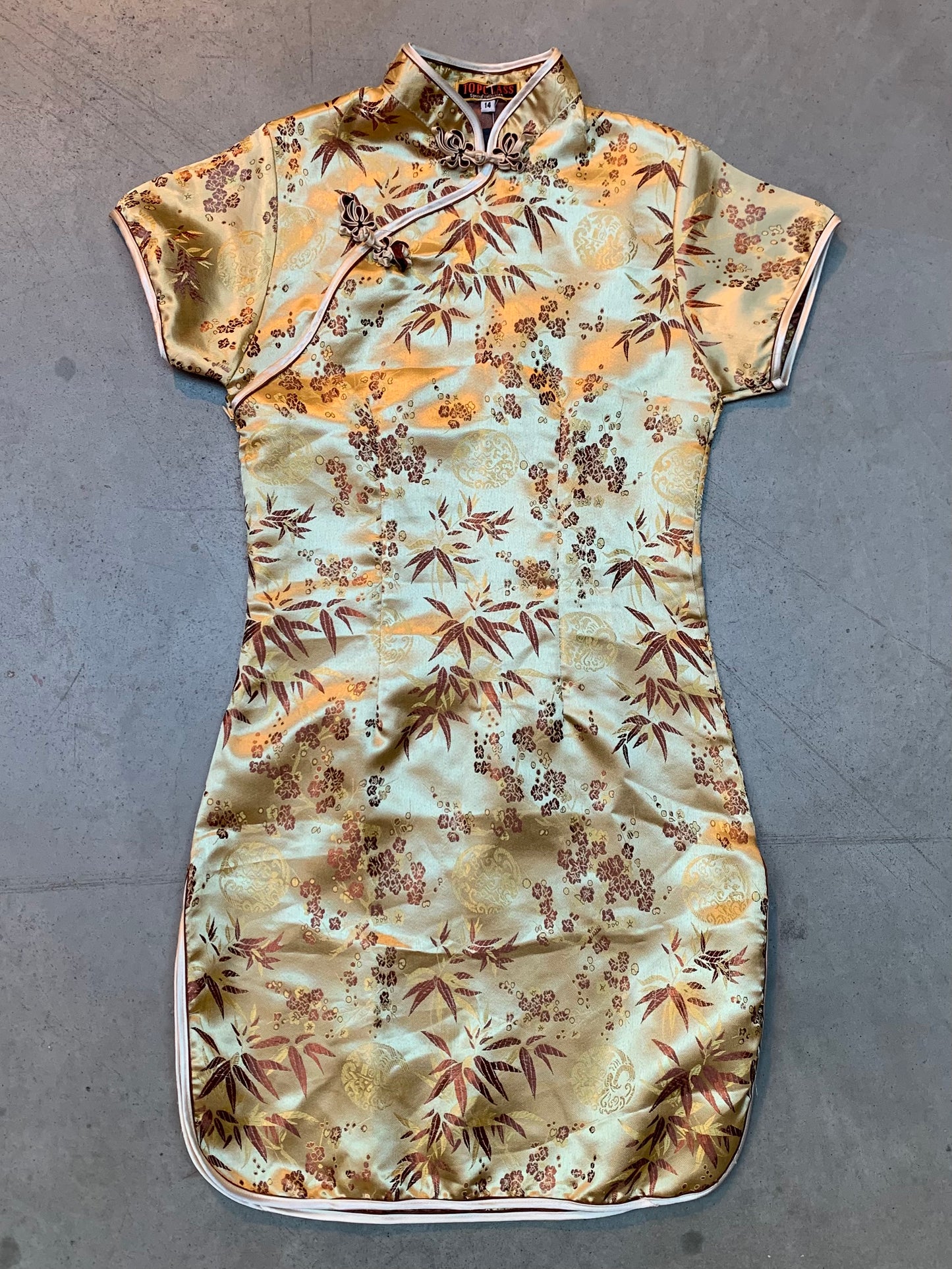Vintage Women's Chinese Style Fitted Cheongsam Dress
