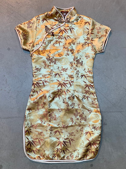 Vintage Women's Chinese Style Fitted Cheongsam Dress