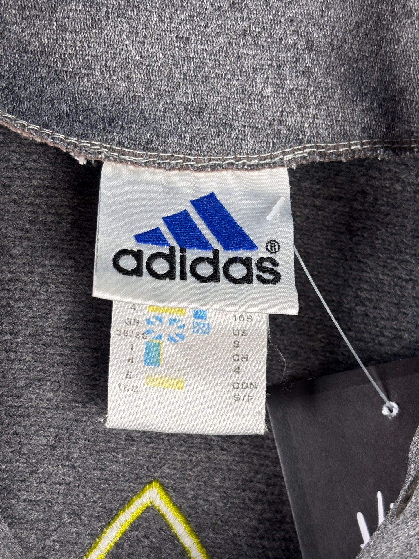 Mens Vintage Adidas Gray Track Jacket