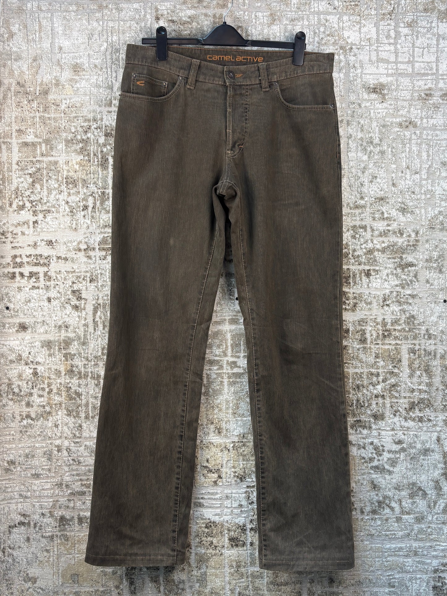 Mens Vintage Camel Active Brown Jeans