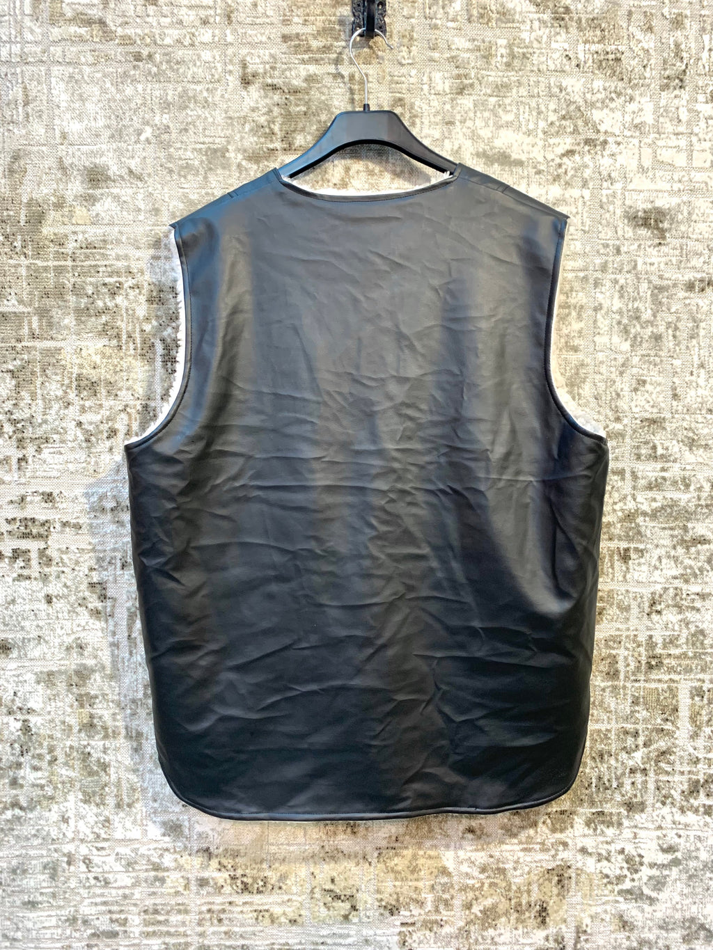Alpha Tools Sherpa-Lined Leather Vest