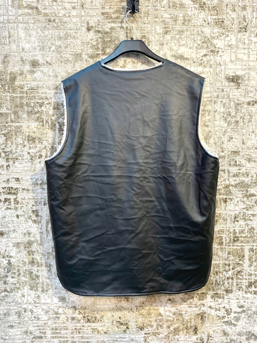 Alpha Tools Sherpa-Lined Leather Vest