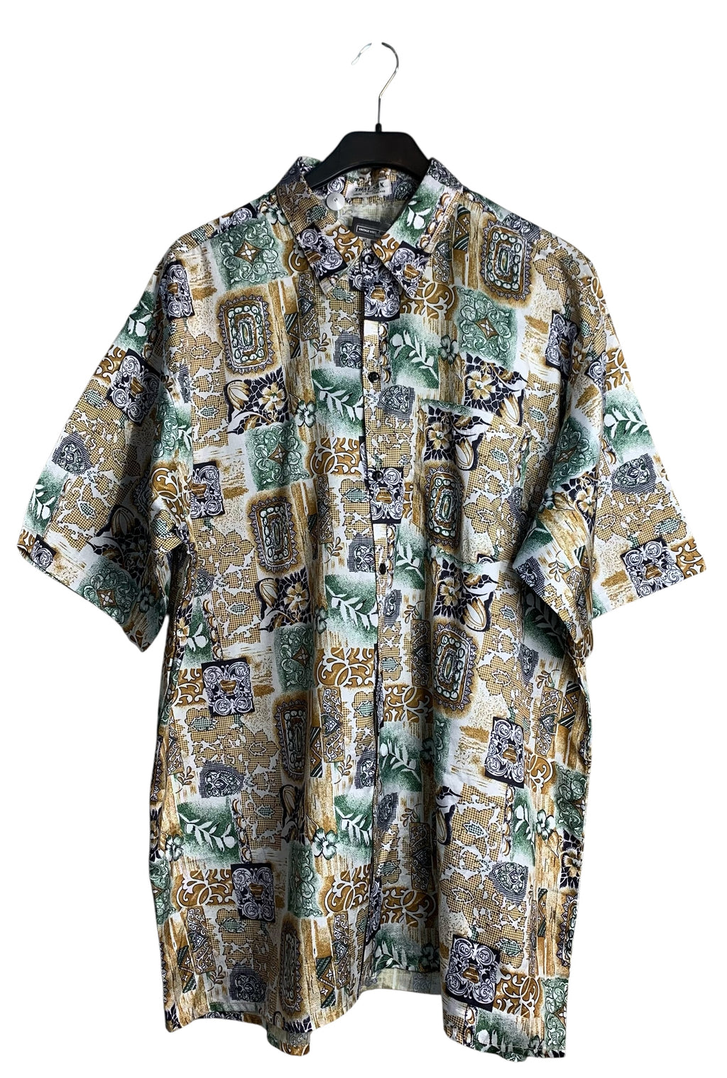 Thai Silk by Apple Abstract Print Shirt