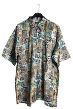 Thai Silk by Apple Abstract Print Shirt