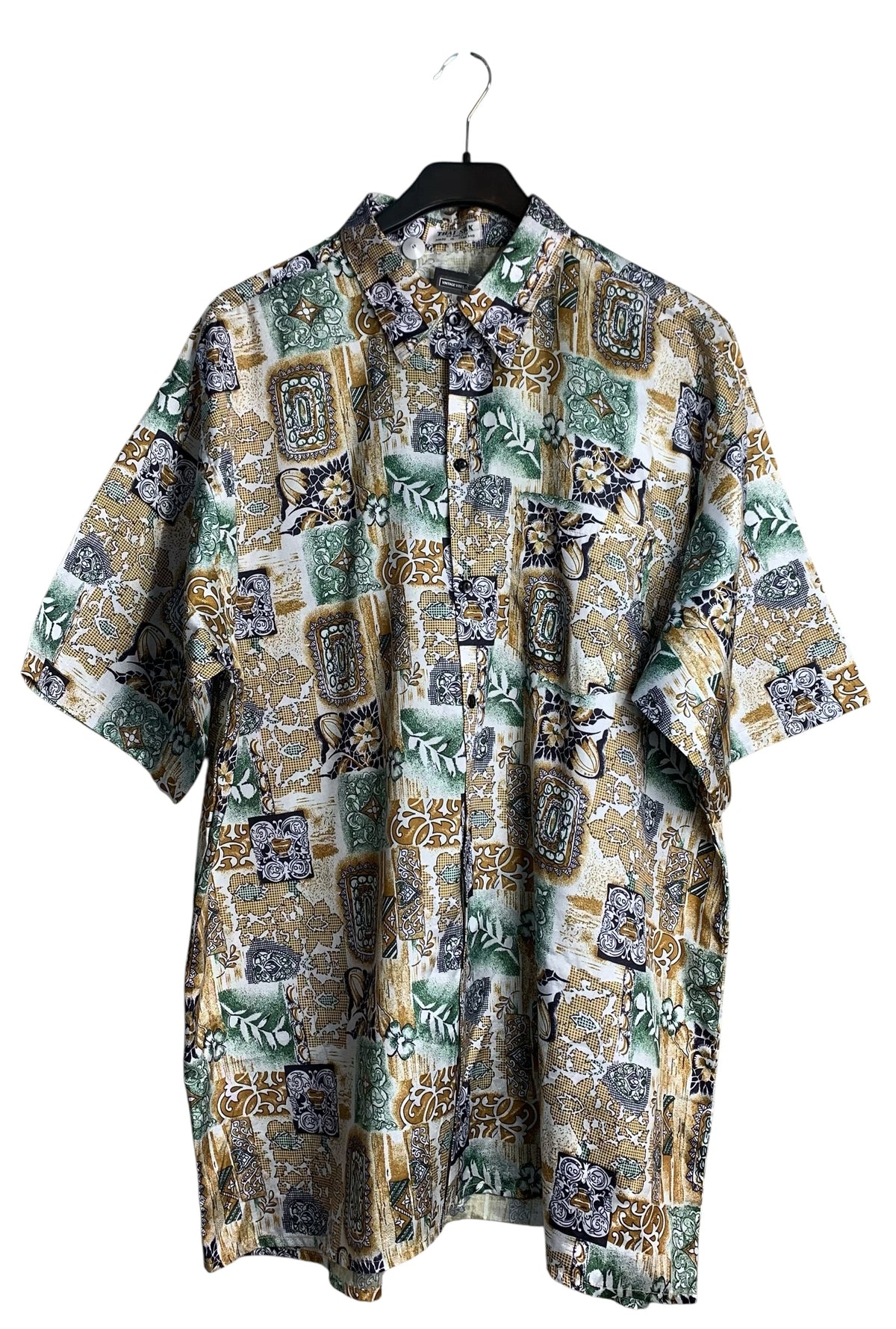 Thai Silk by Apple Abstract Print Shirt