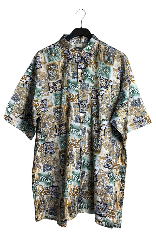 Thai Silk by Apple Abstract Print Shirt