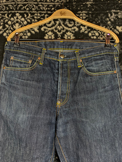 Vintage Embroidered Evisu Denim Jeans