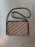 Vintage Christian Dior Brown Shoulder Bag
