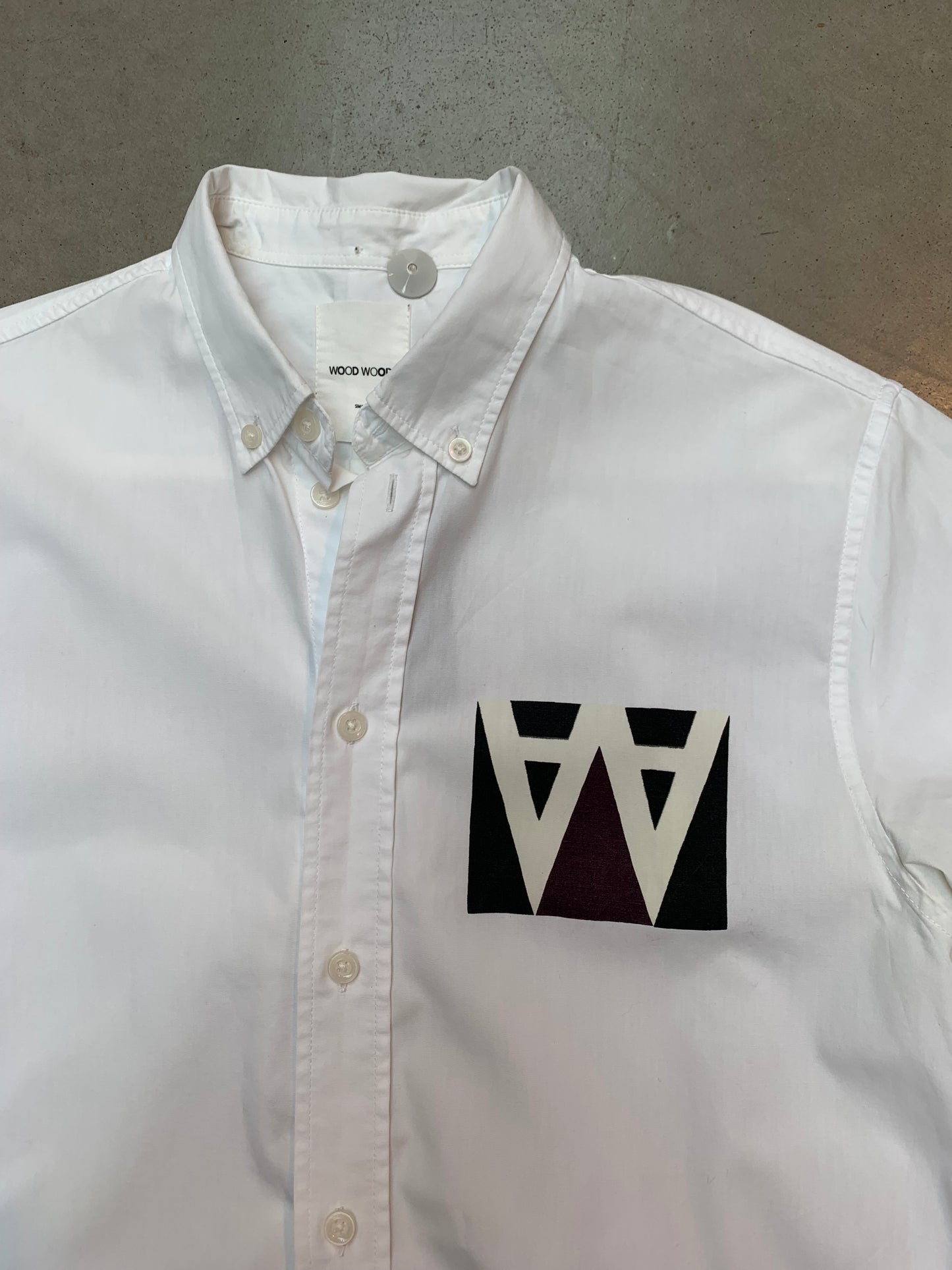 Wood Wood White Long Sleeve Shirt