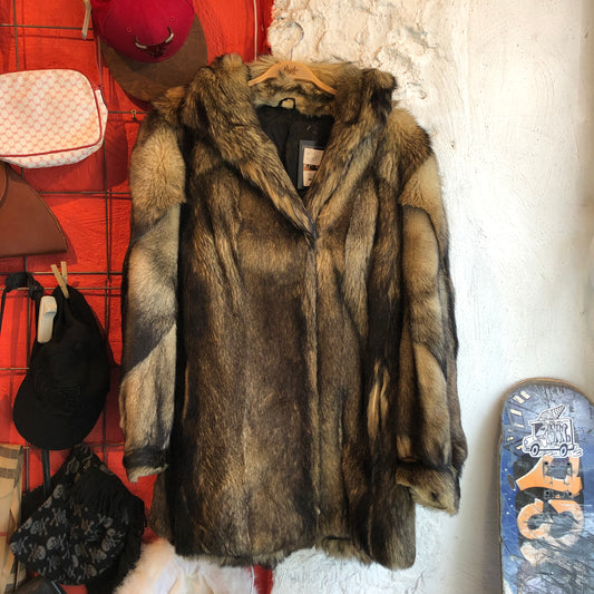 Wolf Fur Coat