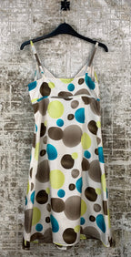 Womens Y2K Vintage Esprit Silk Polka Dot Dress