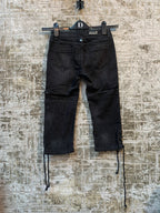 Datch Y2K Cropped Cargo Denim Capris