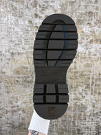 Bottega Veneta Tire Leather Knee High Black Boots
