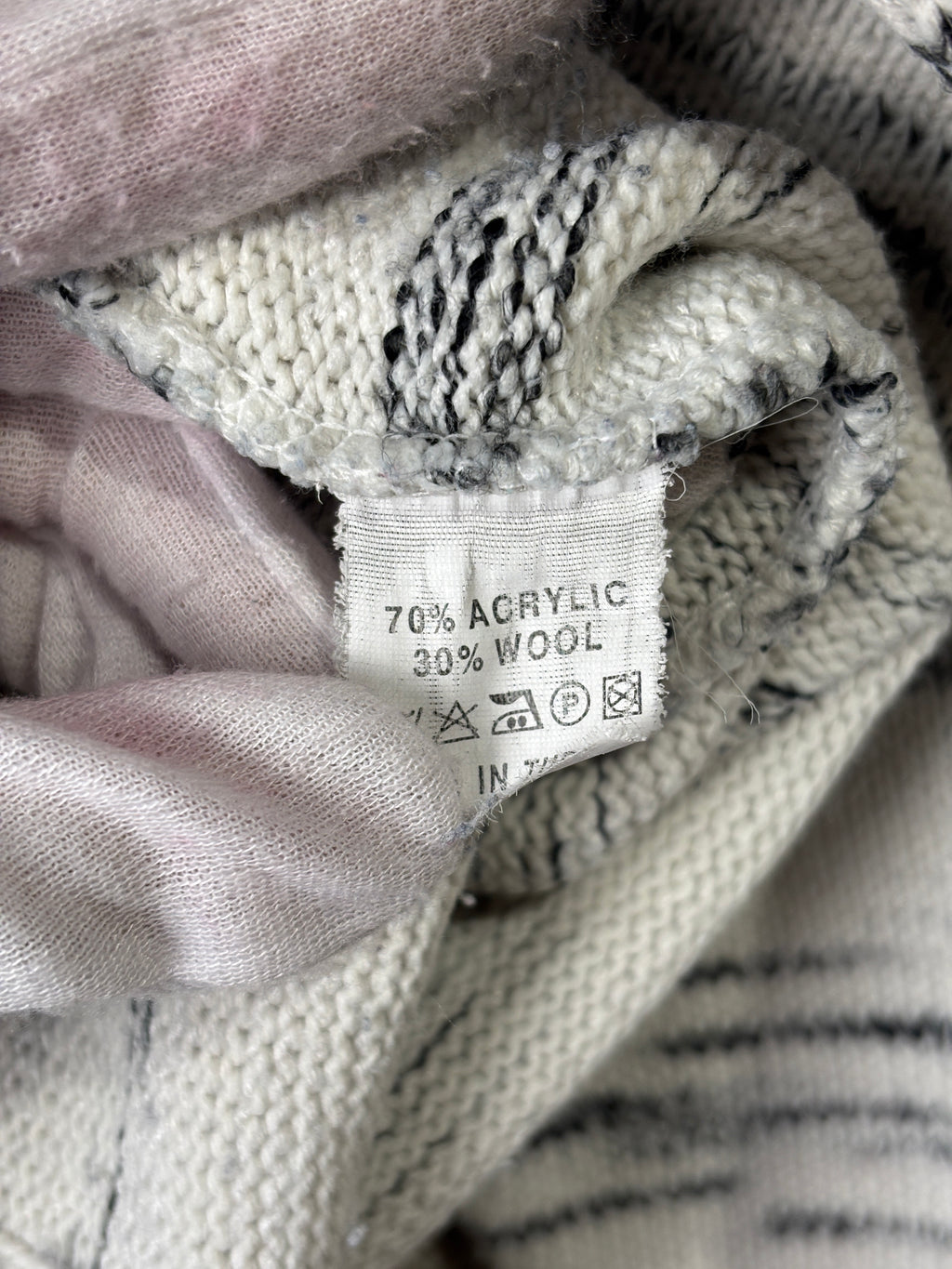 Club Wolt Y2K Ombre Quarter-Zip Knit