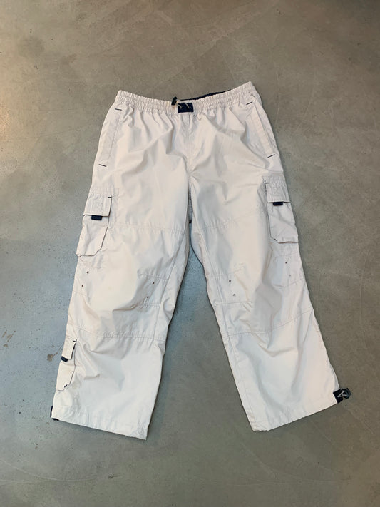 Beige Utility Cargo Pants Women M