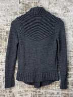 Diesel Asymmetric Zip Shawl Collar Cardigan