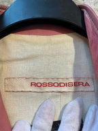 Rossodisera Y2K Distressed Leather Moto Jacket