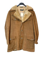 Frihansa Suede Shearling-Lined Coat