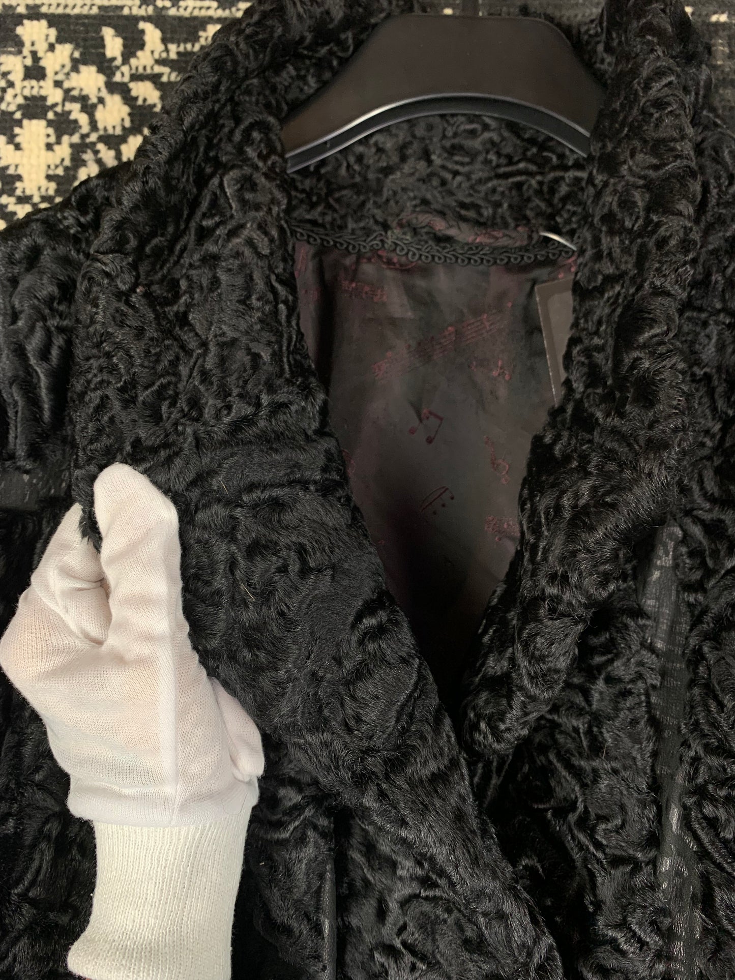 Women’s Vintage Black Persian Lamb Fur Coat