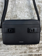 Salvatore Ferragamo Gancini Buckle Leather Shoulder Bag