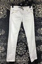 Women's ONLY White Low Waist Skinny Jeans