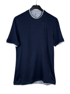 Brunello Cucinelli Men’s Navy Blue T-Shirt
