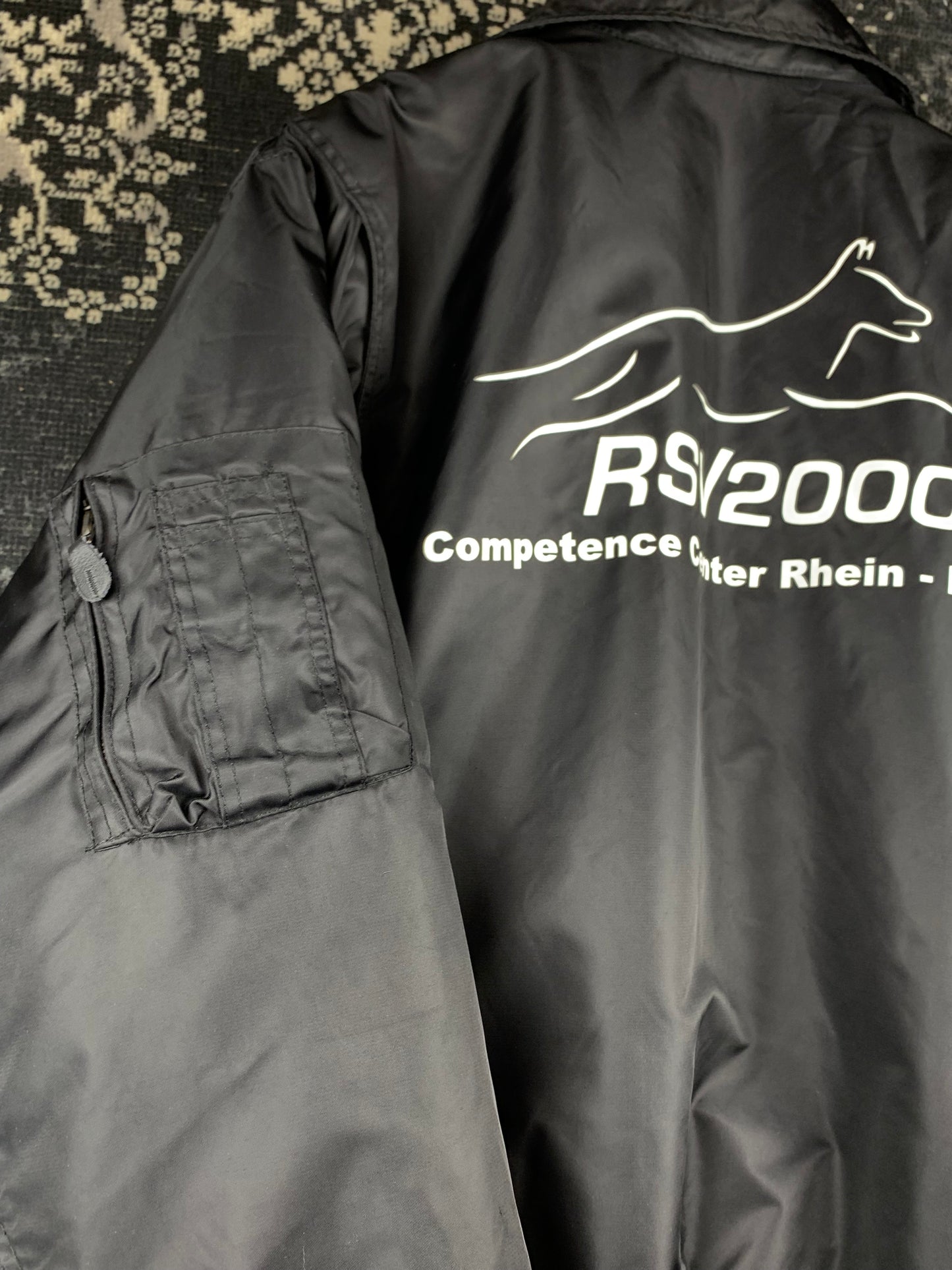 Men's Vintage Black Military Bomber Jacket