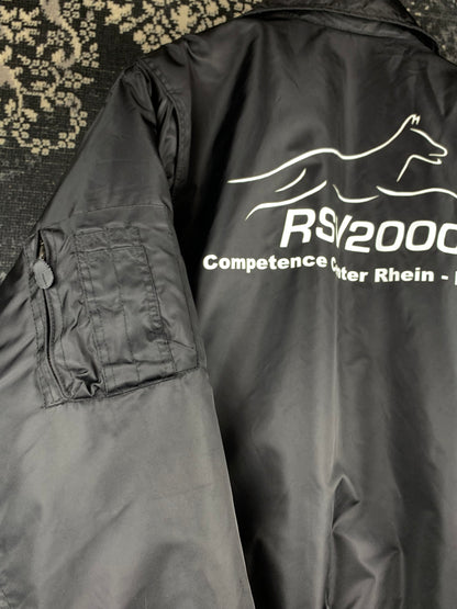 Men's Vintage Black Military Bomber Jacket