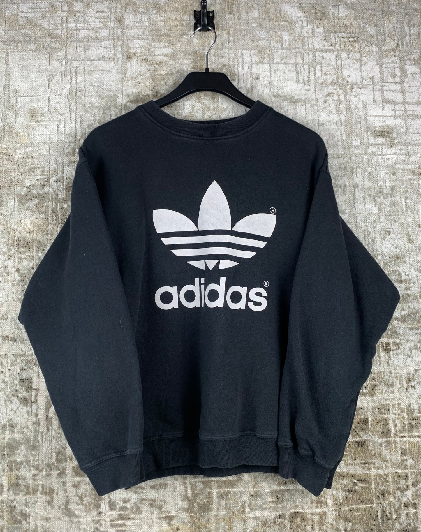 Men's Vintage Adidas Originals Black Sweatshirt
