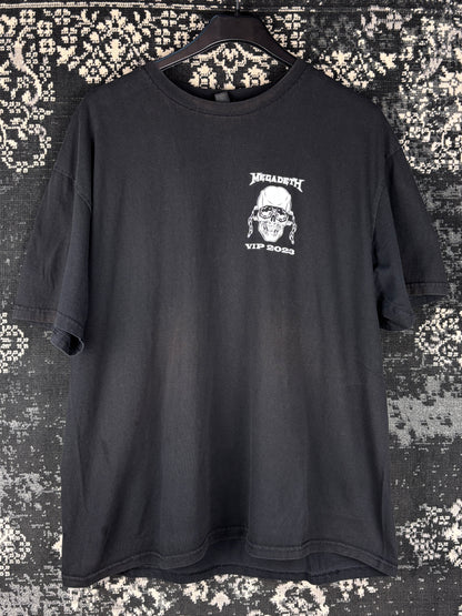 Megadeth VIP 2023 Black T-Shirt