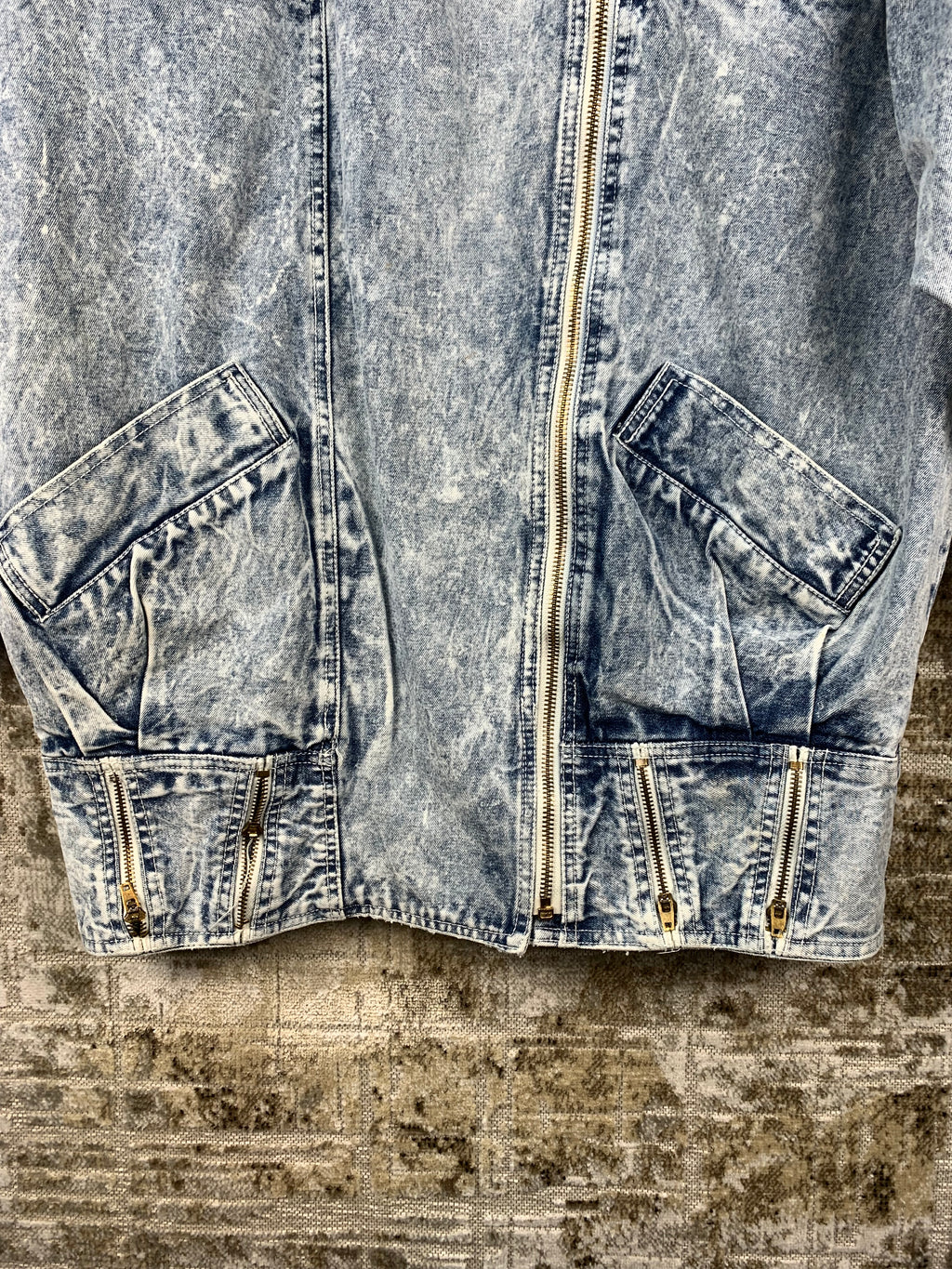 SMITHY'S Mens Light Washed Jean Jacket