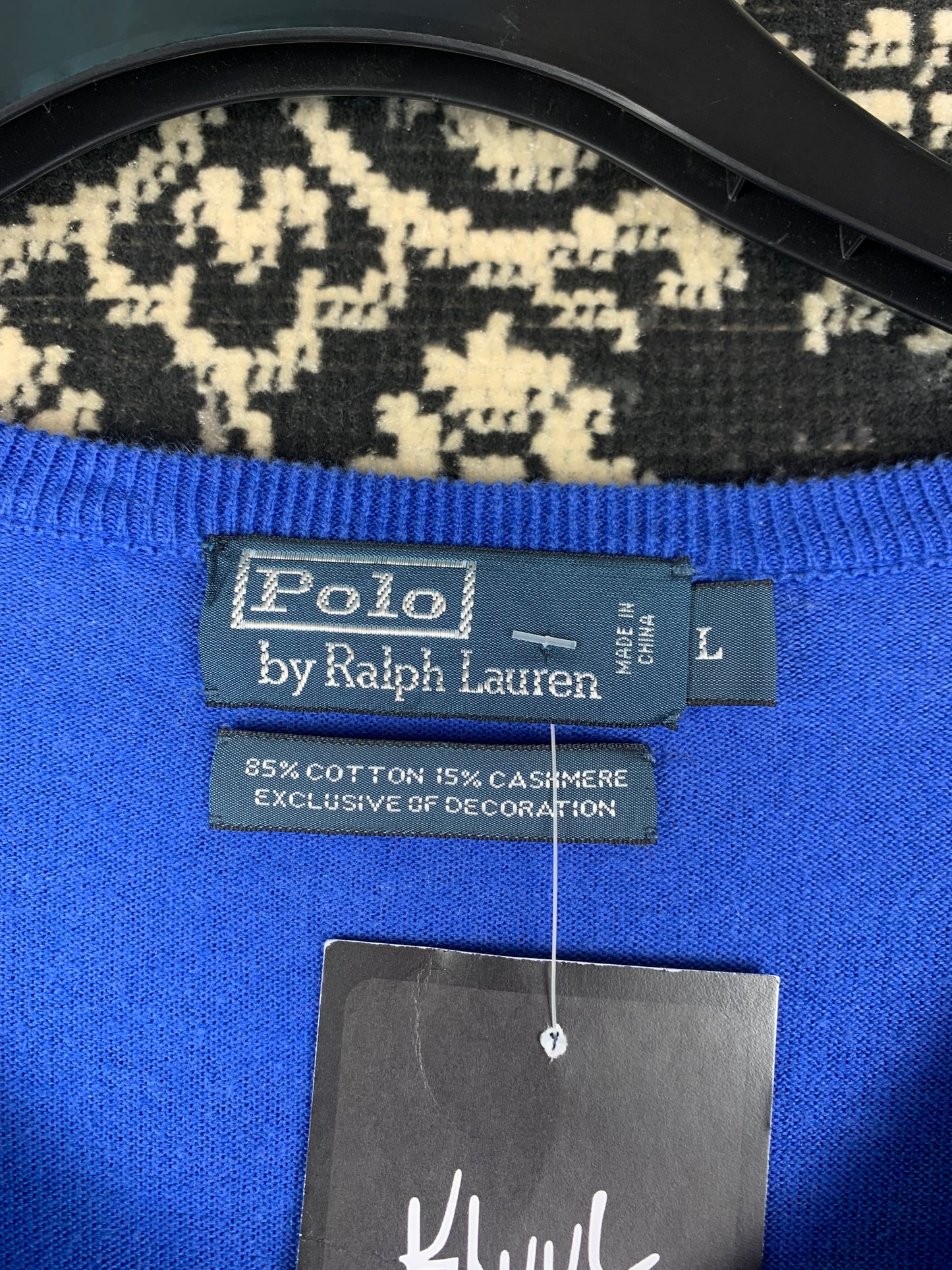 Men’s Polo Ralph Lauren Blue Cotton Jumper