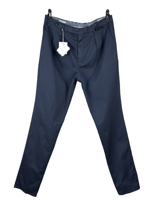 Brunello Cucinelli Navy Blue Trousers