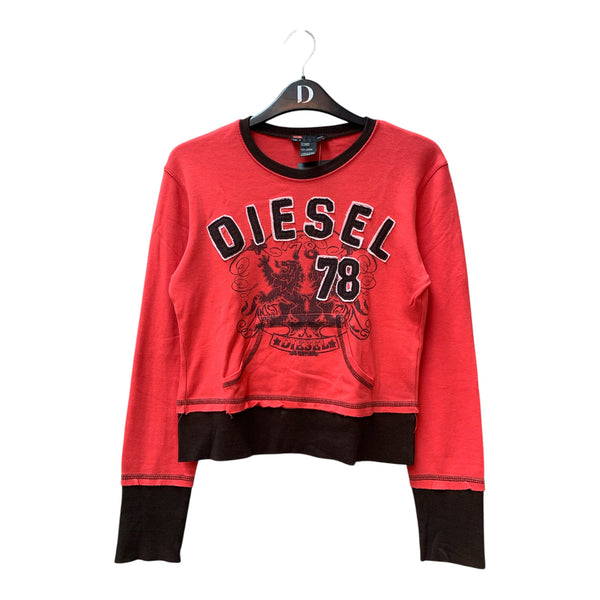 Diesel 78 Logo Long Sleeve Top
