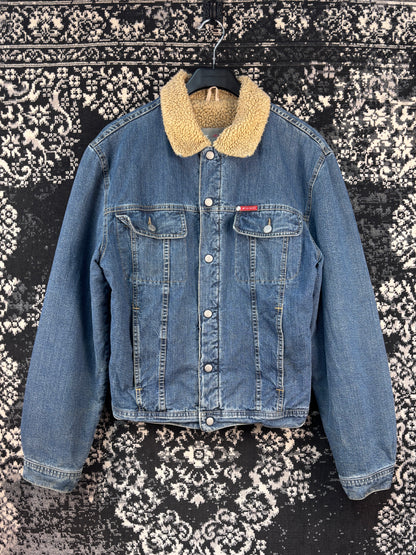 Men’s Vintage Lee Cooper Sherpa Lined Denim Jacket