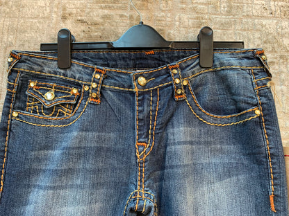 True Religion Rhinestone Super T Jeans