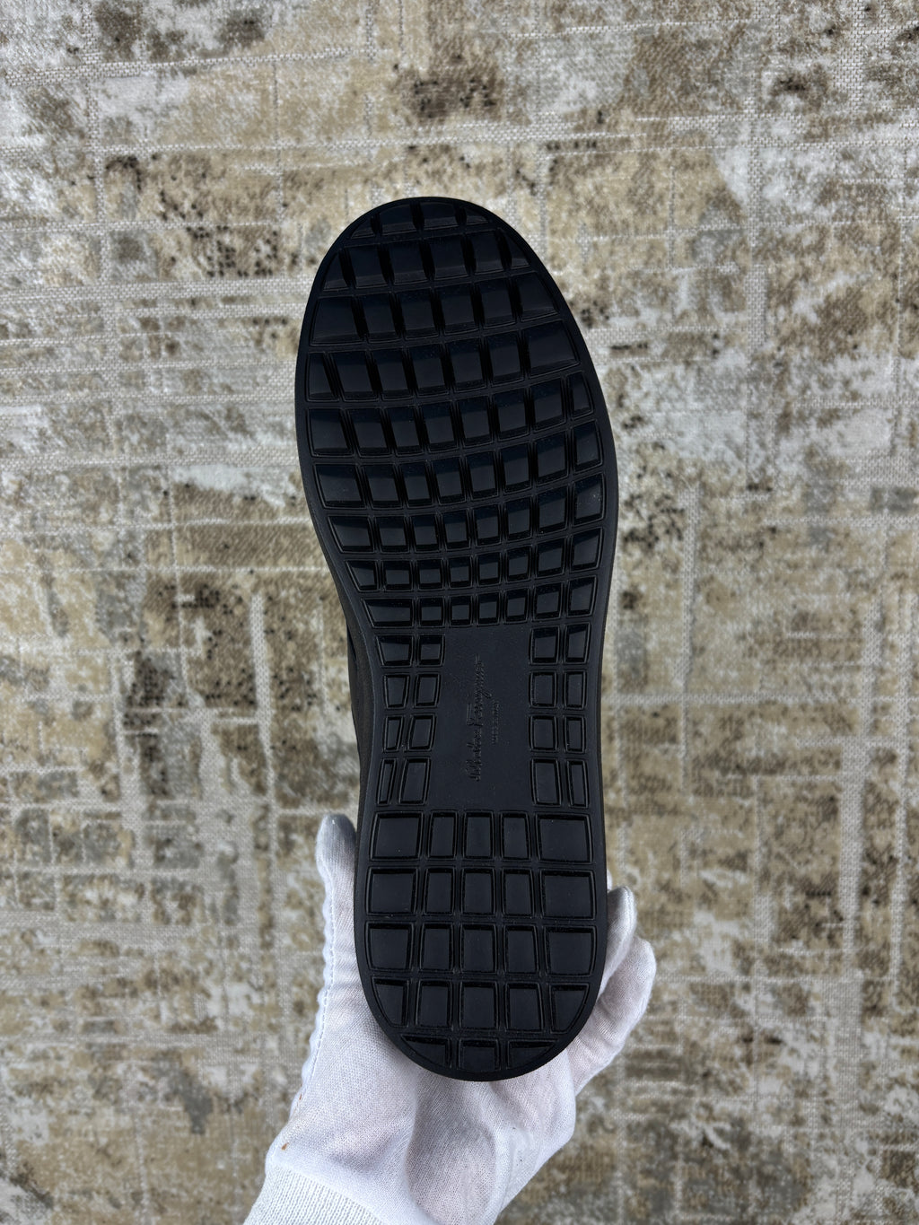 Ferragamo Embossed High-Top Sneakers