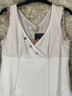 Women's Y2K  White Floral Dress