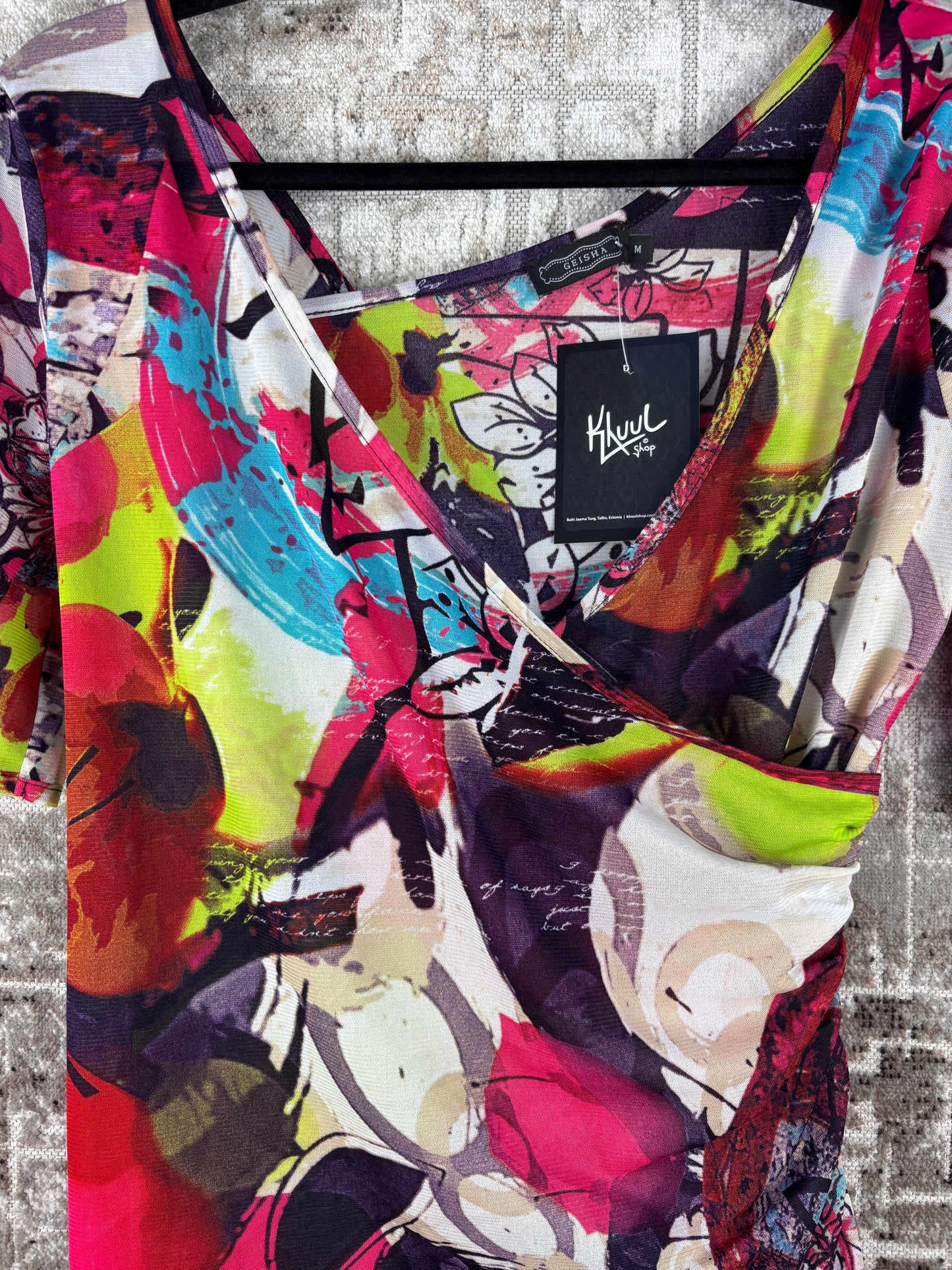 Women's Y2K Multicolor Graphic Blouse