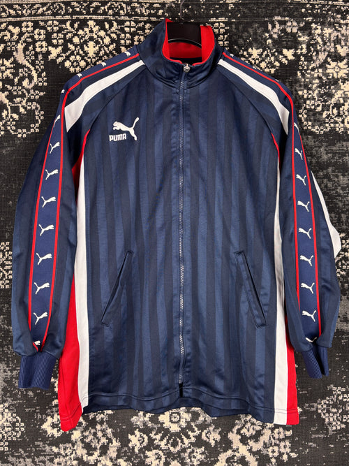 Men's Vintage Puma Dark Blue Track Jacket