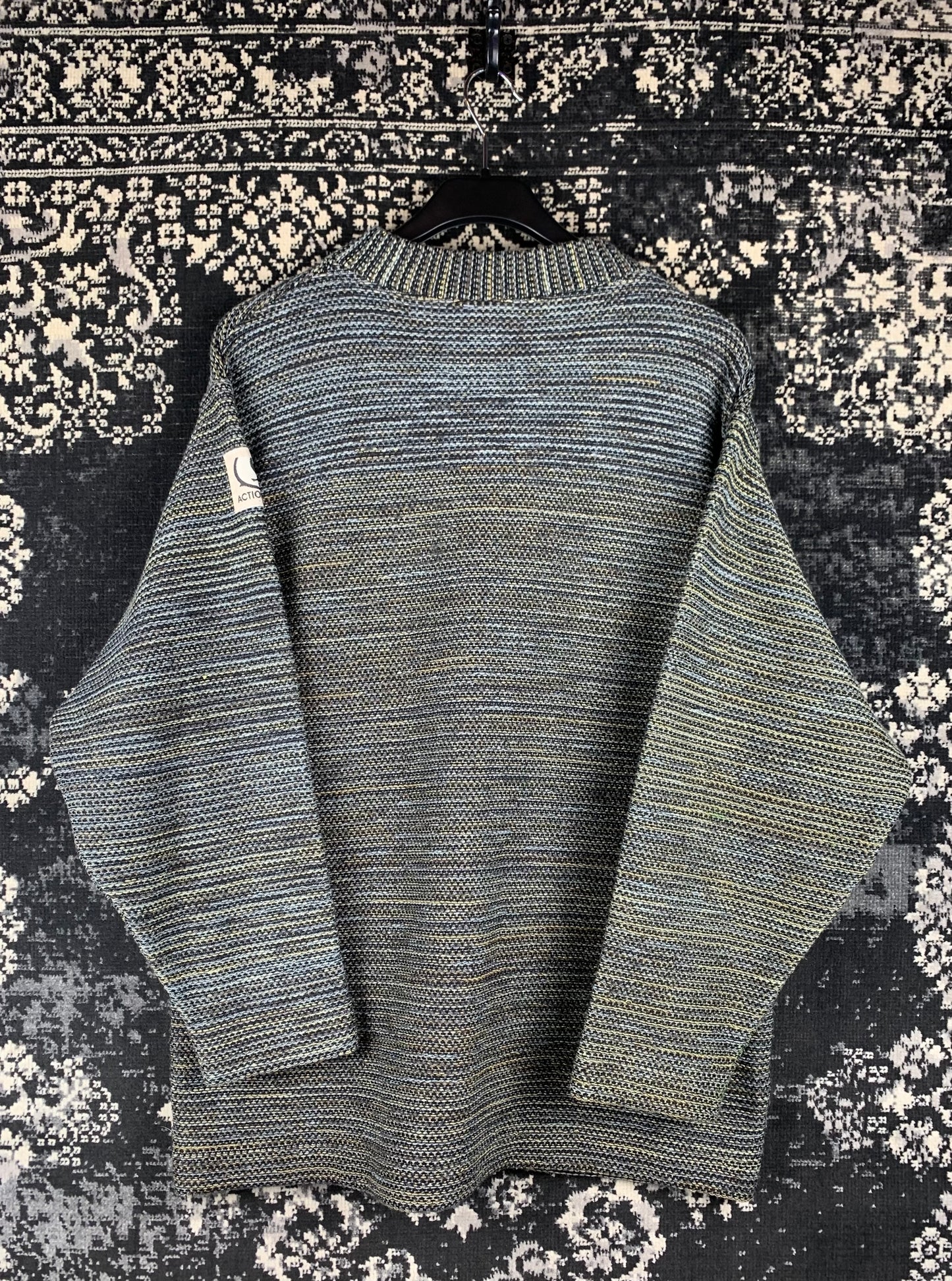 Men's Vintage Action Factory Half-Zip Pullover Sweater