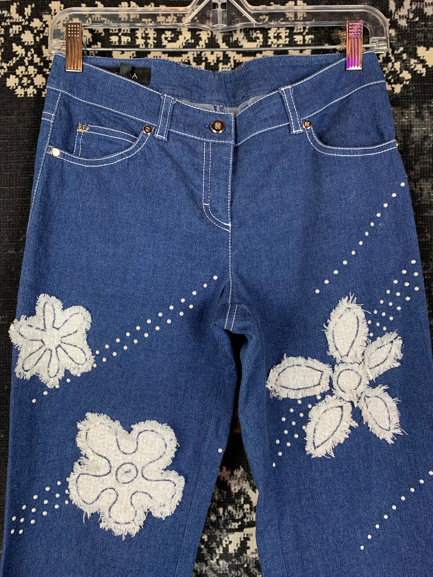 Womens Escada Vintage Hippie Jeans