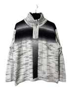 Club Wolt Y2K Ombre Quarter-Zip Knit