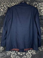 Men's Vintage Gardeur Dark Blue Lambswool Blazer